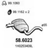 ASSO 58.6023 Middle Silencer